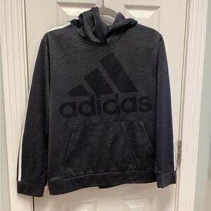 Adidas 3 stripe logo hoodie XL (18/20) boys , kangaroo pocket, hood